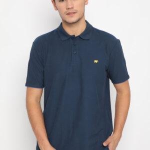 Jack Nicklaus Invictus Polo Shirt Pria Regular Fit Navy