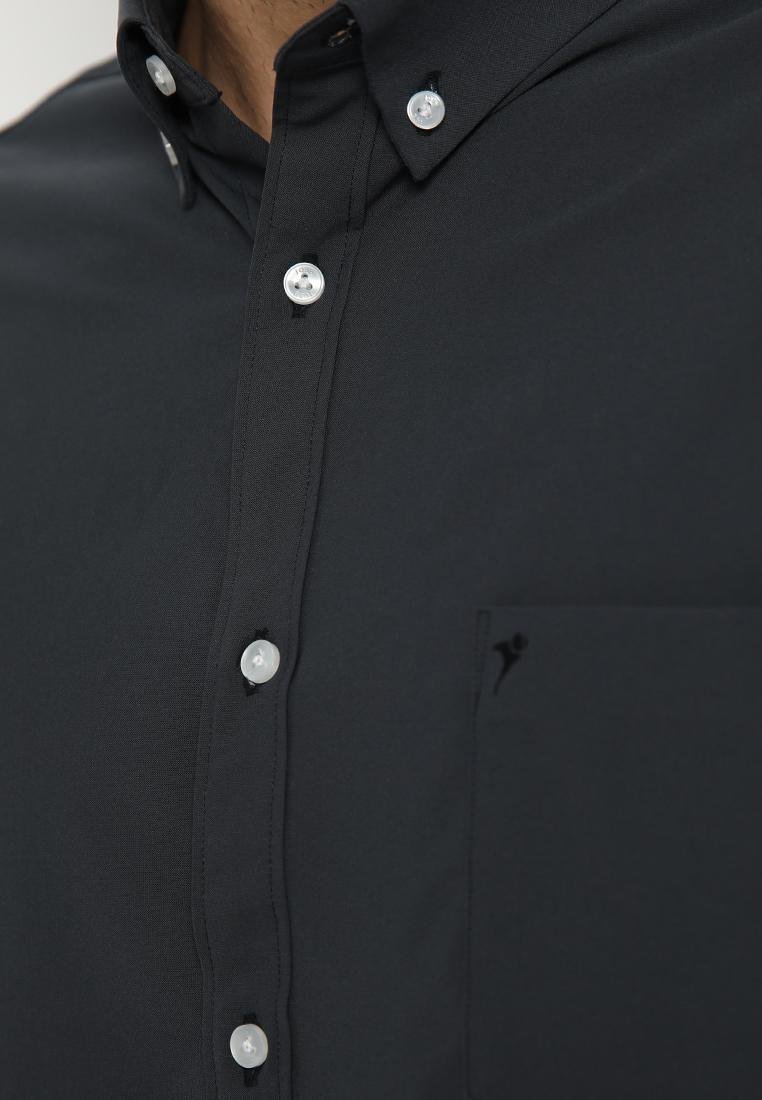 Jobb Minnesota Kemeja Pria Lengan Pendek Slim Fit Dark Grey - Image 5