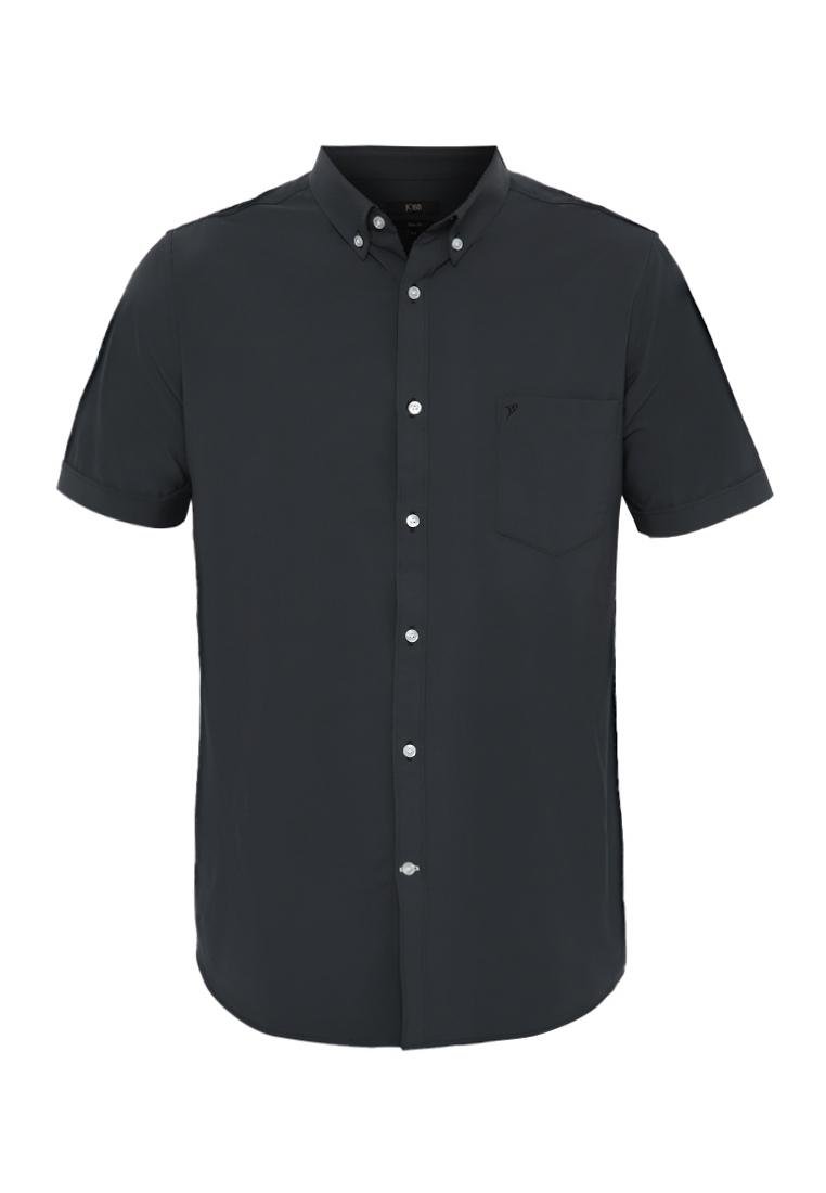 Jobb Minnesota Kemeja Pria Lengan Pendek Slim Fit Dark Grey - Image 6