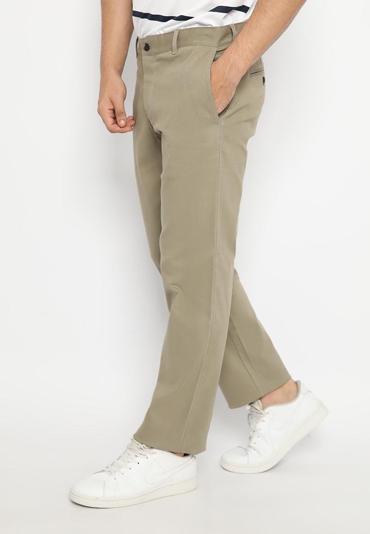 Jack Nicklaus Genesis Celana Panjang Pria Regular Fit Khaki - Image 2