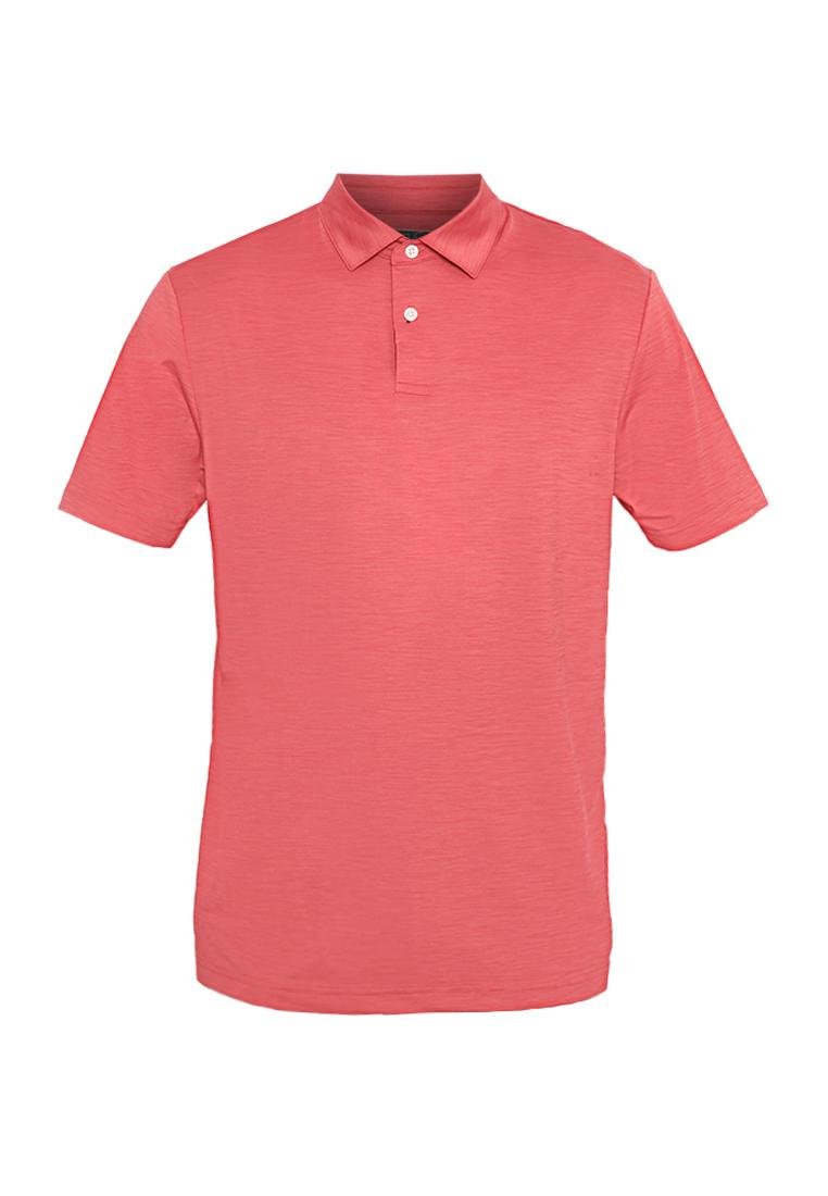 Jack Nicklaus Cagliari Premium Tonal 2 Color Solid Polo Grenadine - Image 6