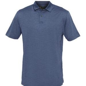 Jack Nicklaus Cagliari Premium Tonal 2 Color Solid Polo Classic Navy