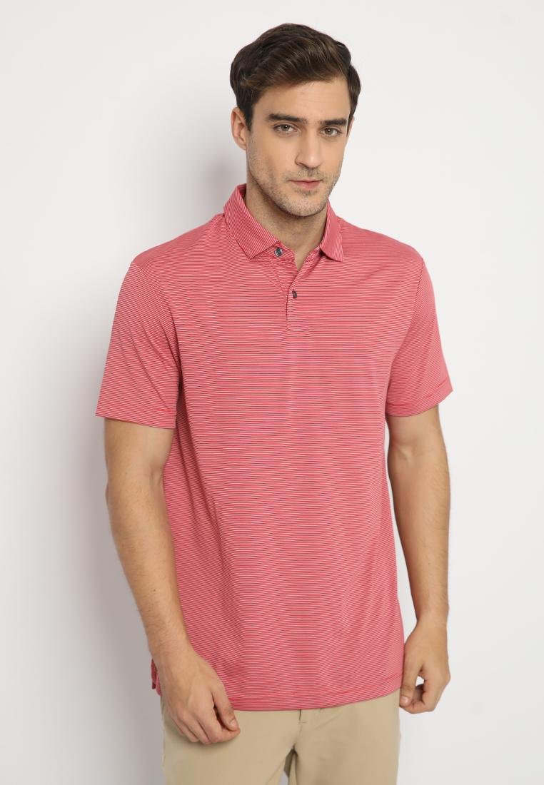 Jack Nicklaus Catania Premium Feeder Stripe Polo Grenadine