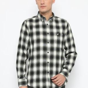 Jobb Akito Kemeja Pria Flannel Lengan Panjang Slim Fit Hijau