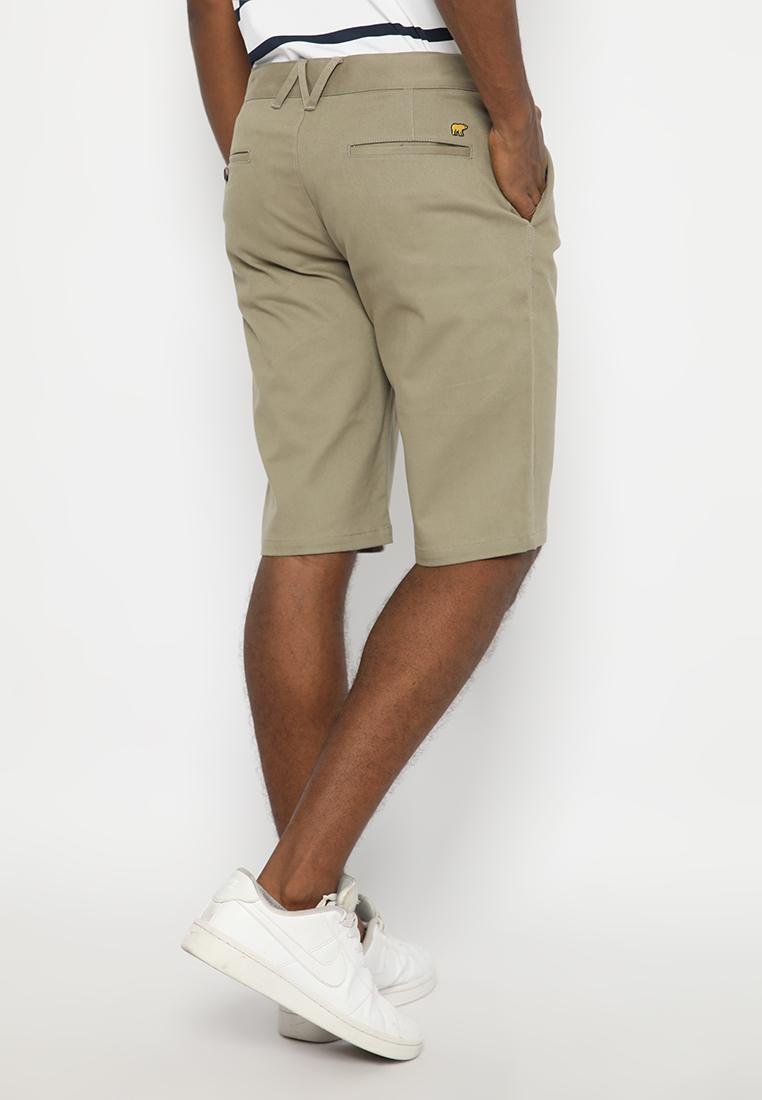 Jack Nicklaus Cadillac Celana Pendek Pria Regular Fit Khaki - Image 3