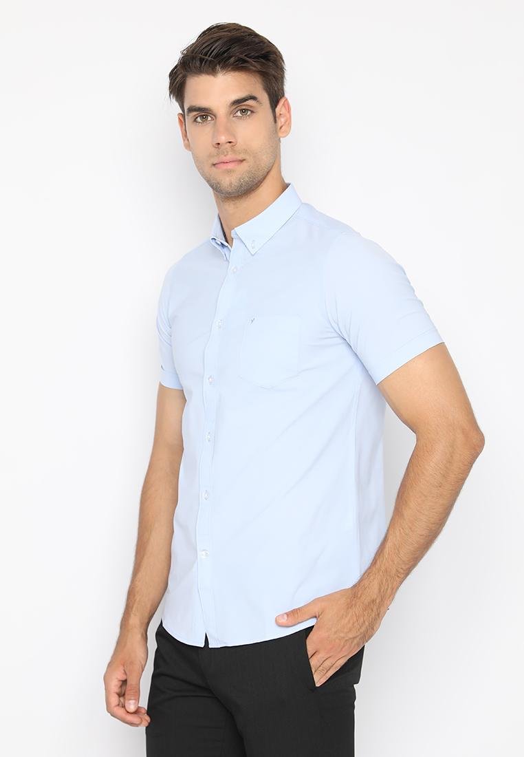 Jobb Minnesota Kemeja Pria Lengan Pendek Slim Fit L.Blue - Image 2