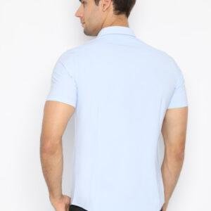 Jobb Minnesota Kemeja Pria Lengan Pendek Slim Fit L.Blue