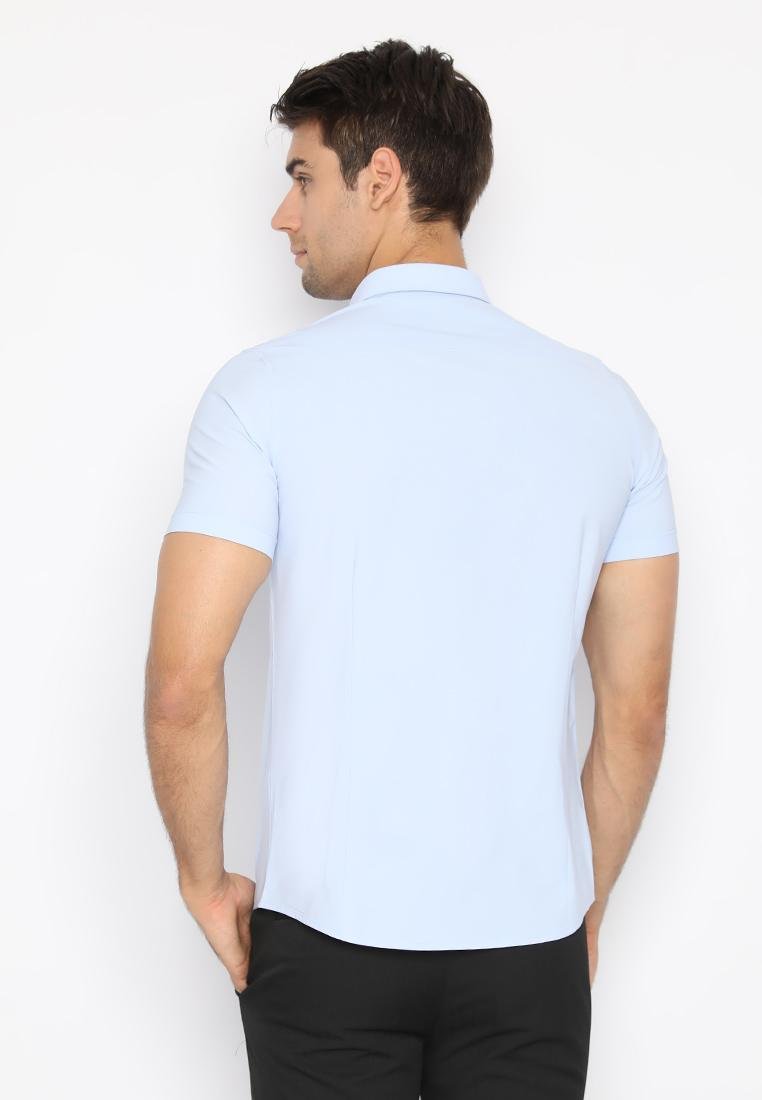 Jobb Minnesota Kemeja Pria Lengan Pendek Slim Fit L.Blue - Image 3
