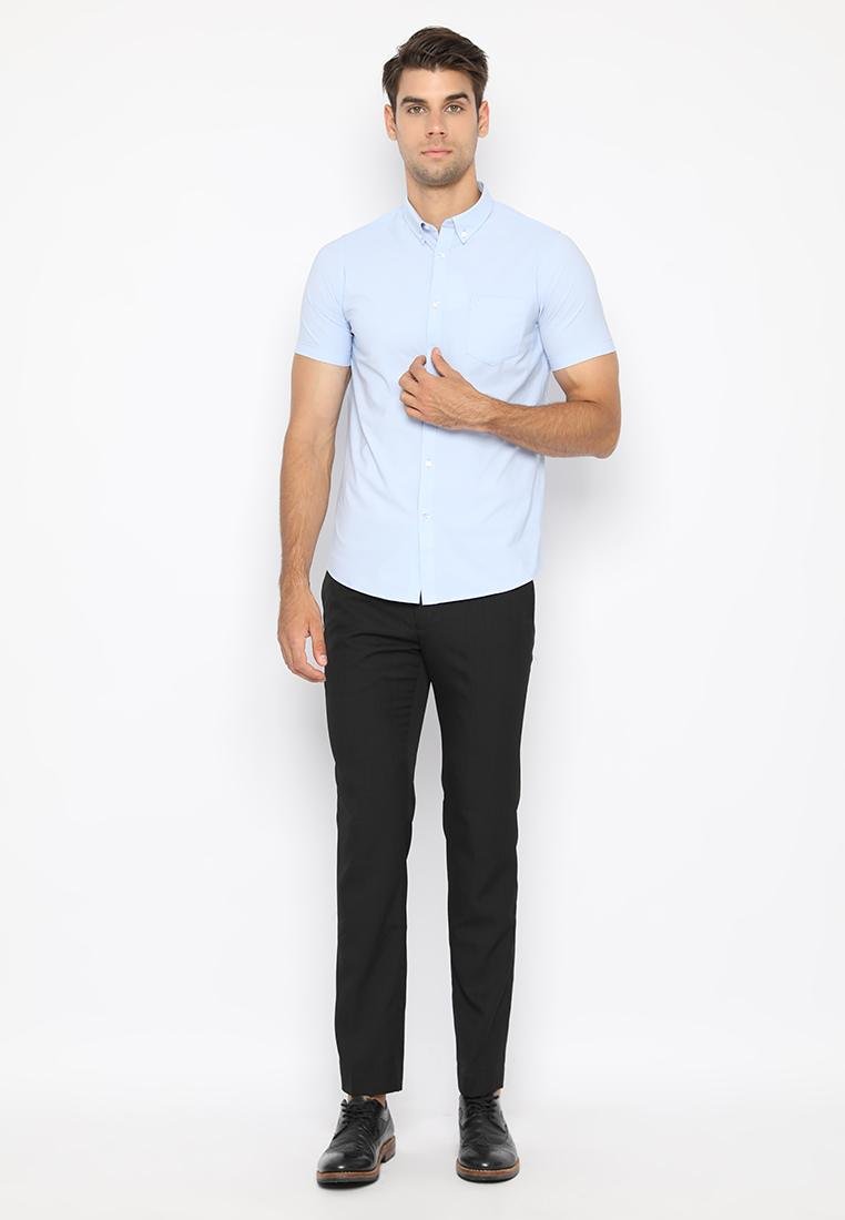 Jobb Minnesota Kemeja Pria Lengan Pendek Slim Fit L.Blue - Image 4