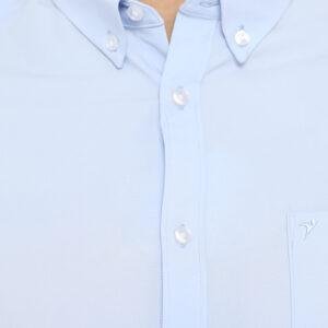 Jobb Minnesota Kemeja Pria Lengan Pendek Slim Fit L.Blue