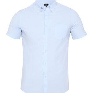 Jobb Minnesota Kemeja Pria Lengan Pendek Slim Fit L.Blue