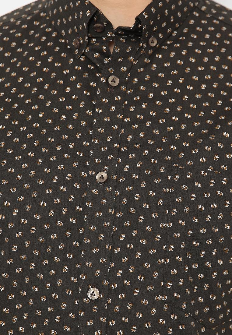 Jobb Atlaso Kemeja Pria Lengan Pendek Regular Fit Hitam - Image 5