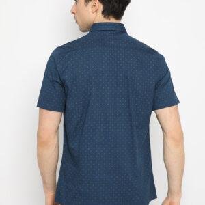 Jobb Kaison Kemeja Pria Lengan Pendek Slim Fit Navy