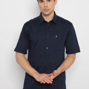 Jobb Caspian Kemeja Pria Lengan Pendek Regular Fit Navy