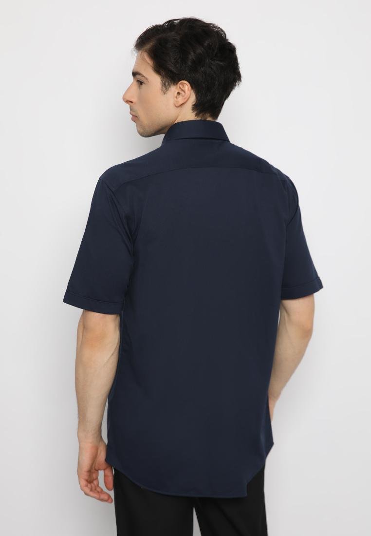 Jobb Caspian Kemeja Pria Lengan Pendek Regular Fit Navy - Image 3