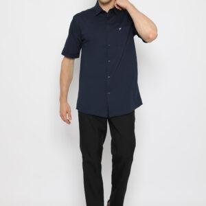 Jobb Caspian Kemeja Pria Lengan Pendek Regular Fit Navy