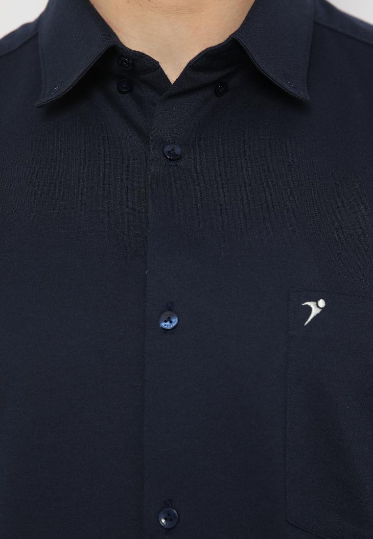 Jobb Caspian Kemeja Pria Lengan Pendek Regular Fit Navy - Image 5