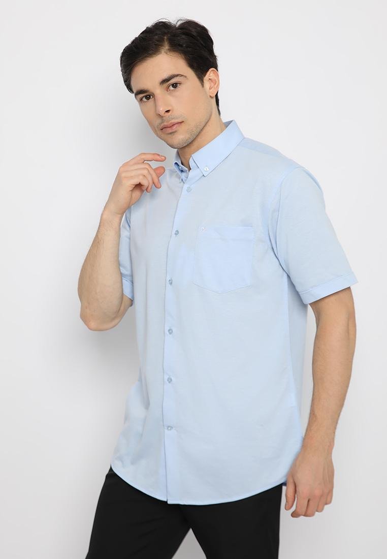 Jobb Caspian Kemeja Pria Lengan Pendek Regular Fit Light Blue - Image 2