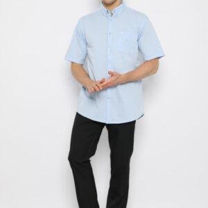Jobb Caspian Kemeja Pria Lengan Pendek Regular Fit Light Blue