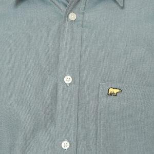 Jack Nicklaus Parma Kemeja Pria Lengan Pendek Regular Fit Hijau 2022