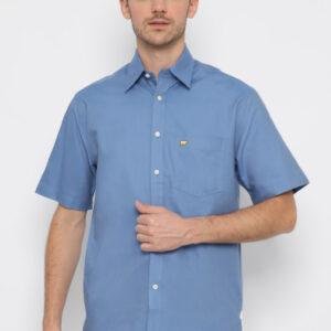 Jack Nicklaus Parma Kemeja Pria Lengan Pendek Regular Fit Navy 2022