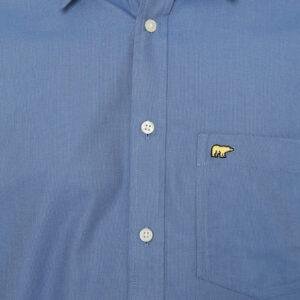 Jack Nicklaus Parma Kemeja Pria Lengan Pendek Regular Fit Navy 2022