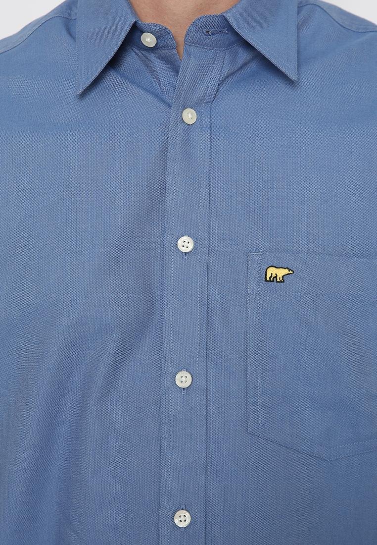 Jack Nicklaus Parma Kemeja Pria Lengan Pendek Regular Fit Navy 2022 - Image 5