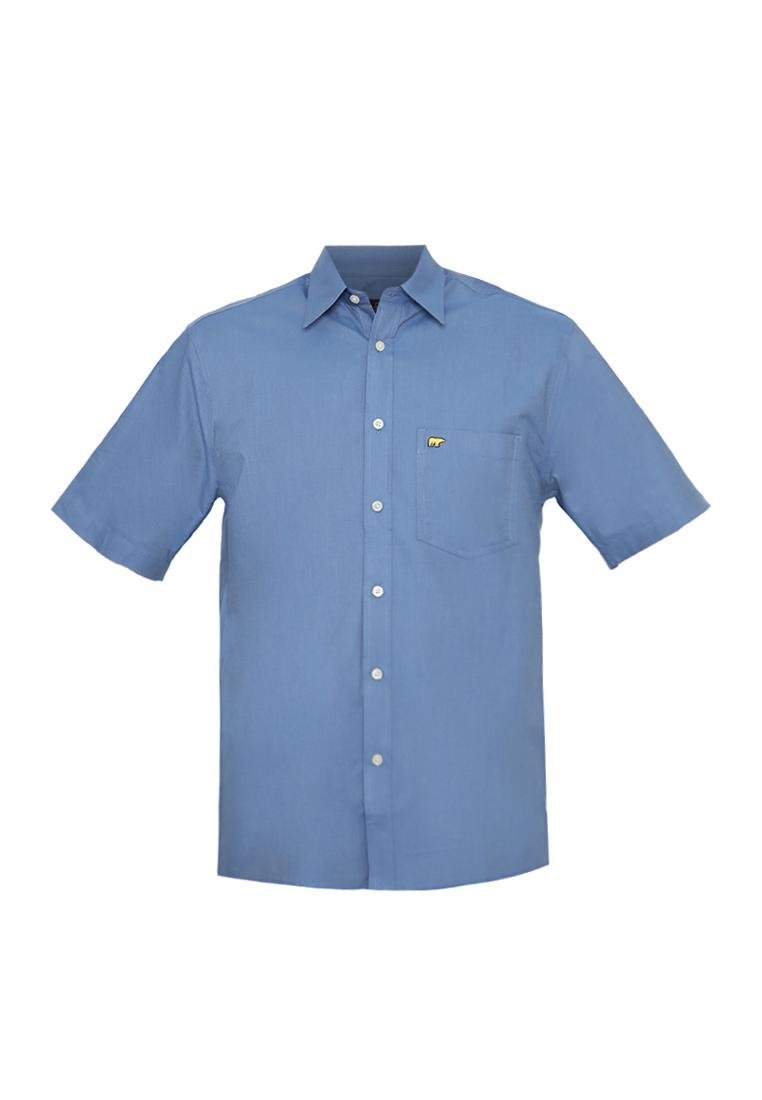 Jack Nicklaus Parma Kemeja Pria Lengan Pendek Regular Fit Navy 2022 - Image 6