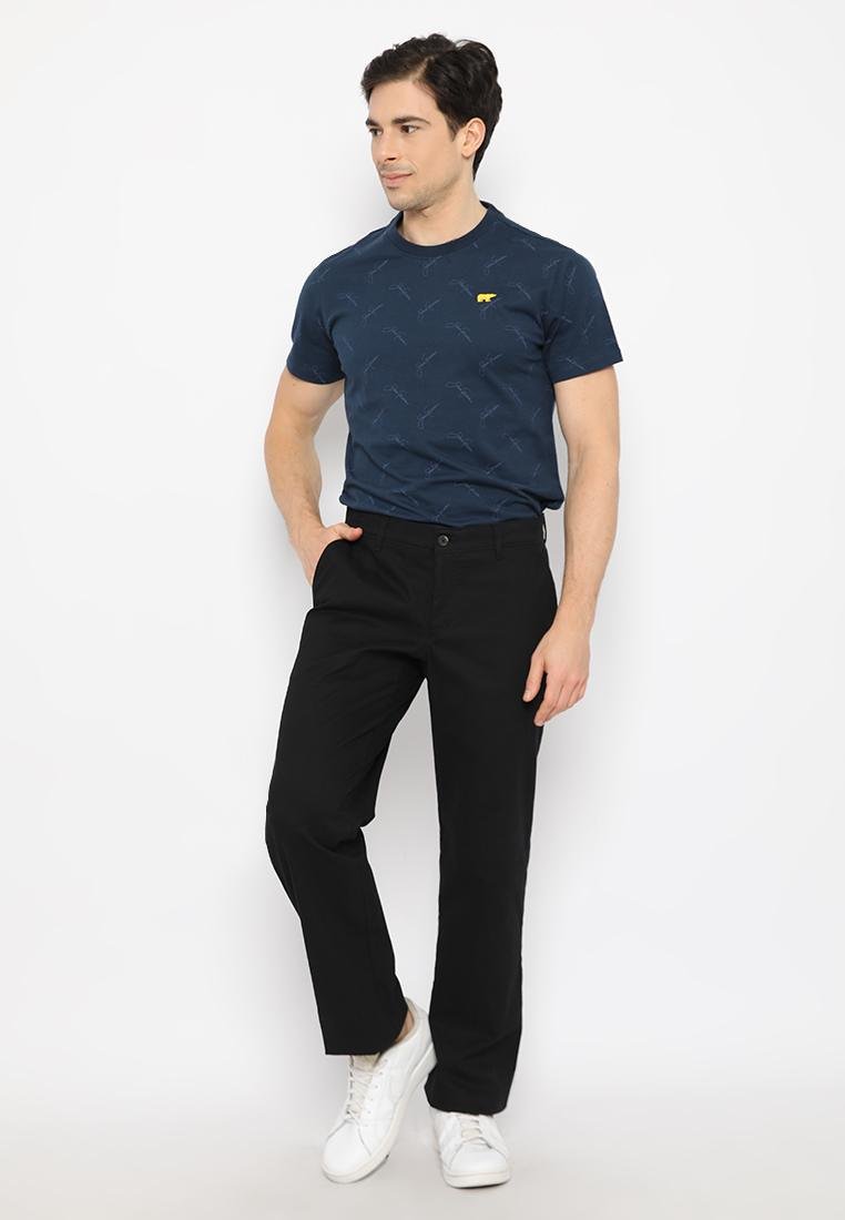 Jack Nicklaus Denzel Celana Panjang Pria Regular Fit Hitam - Image 4