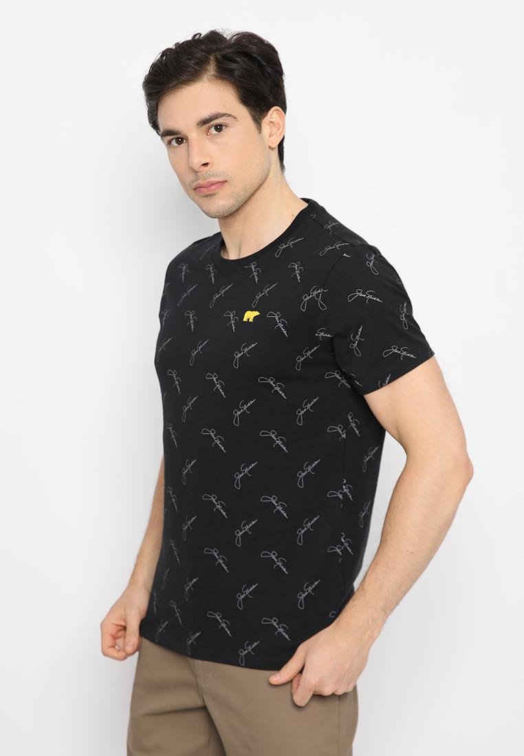 Jack Nicklaus Cityscape T-Shirt Slim Fit Hitam - Image 2