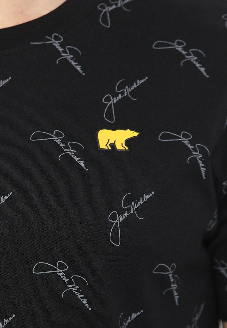Jack Nicklaus Cityscape T-Shirt Slim Fit Hitam - Image 5