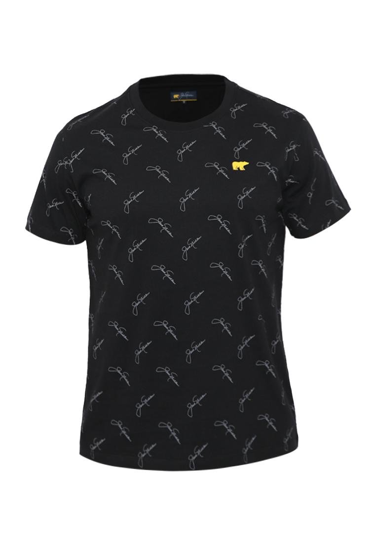 Jack Nicklaus Cityscape T-Shirt Slim Fit Hitam - Image 6