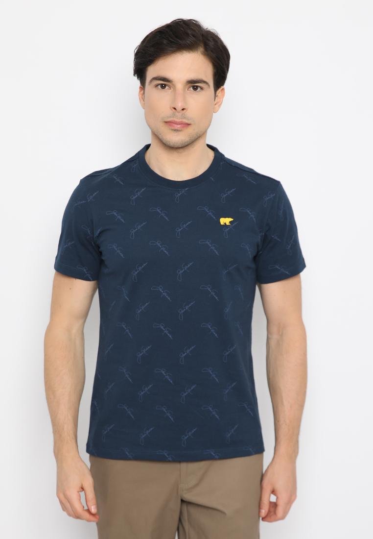 Jack Nicklaus Cityscape T-Shirt Slim Fit Navy