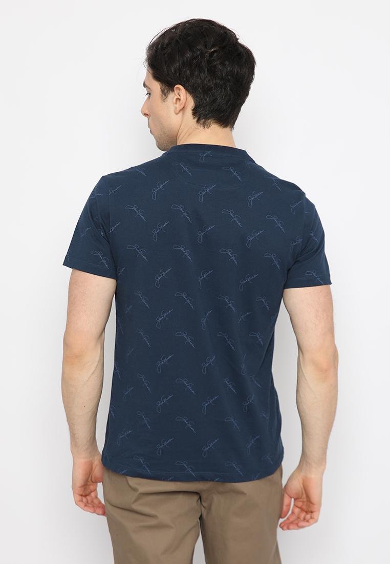 Jack Nicklaus Cityscape T-Shirt Slim Fit Navy - Image 3