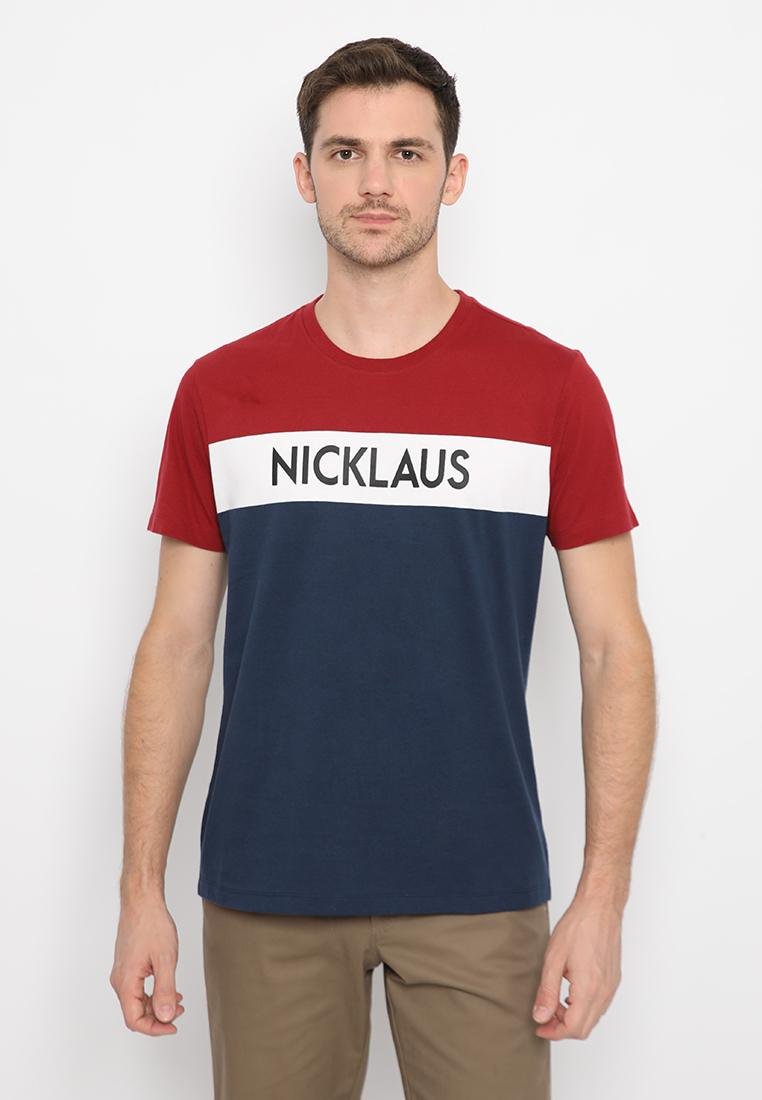 Jack Nicklaus Rockhall T-Shirt Slim Fit Maroon