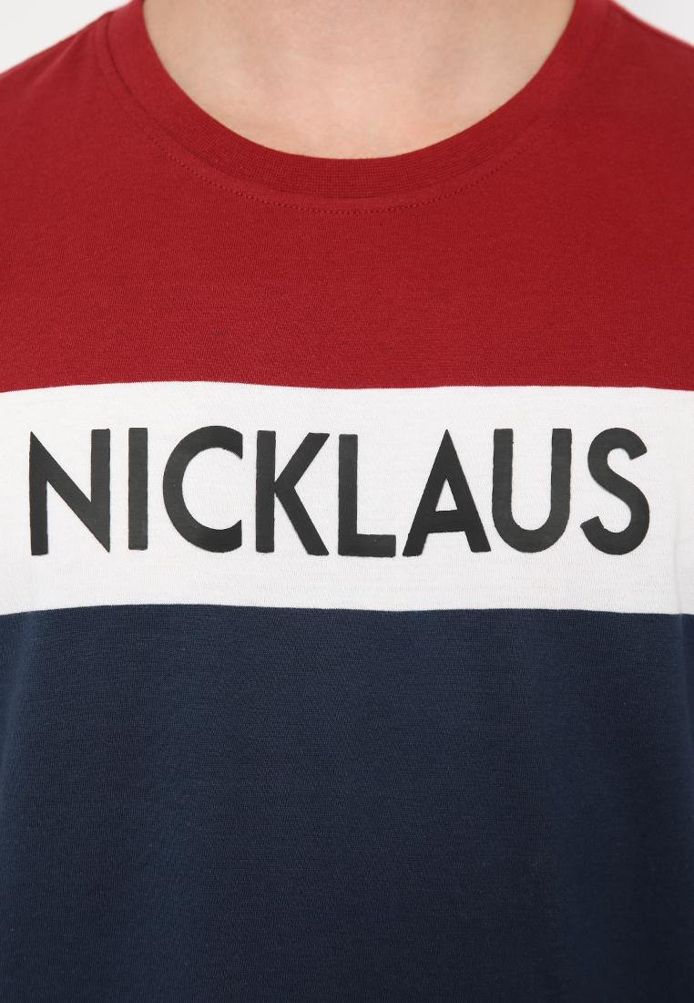 Jack Nicklaus Rockhall T-Shirt Slim Fit Maroon - Image 5
