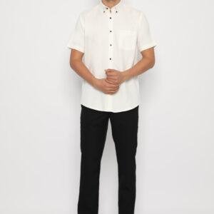 Jobb Ergo Kemeja Pria Lengan Pendek Slim Fit Putih