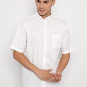 Jobb Sevillo Kemeja Pria Lengan Pendek Regular Fit Putih