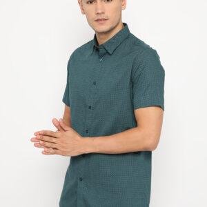 Jobb Jaxen Kemeja Pria Lengan Pendek Slim Fit Hijau
