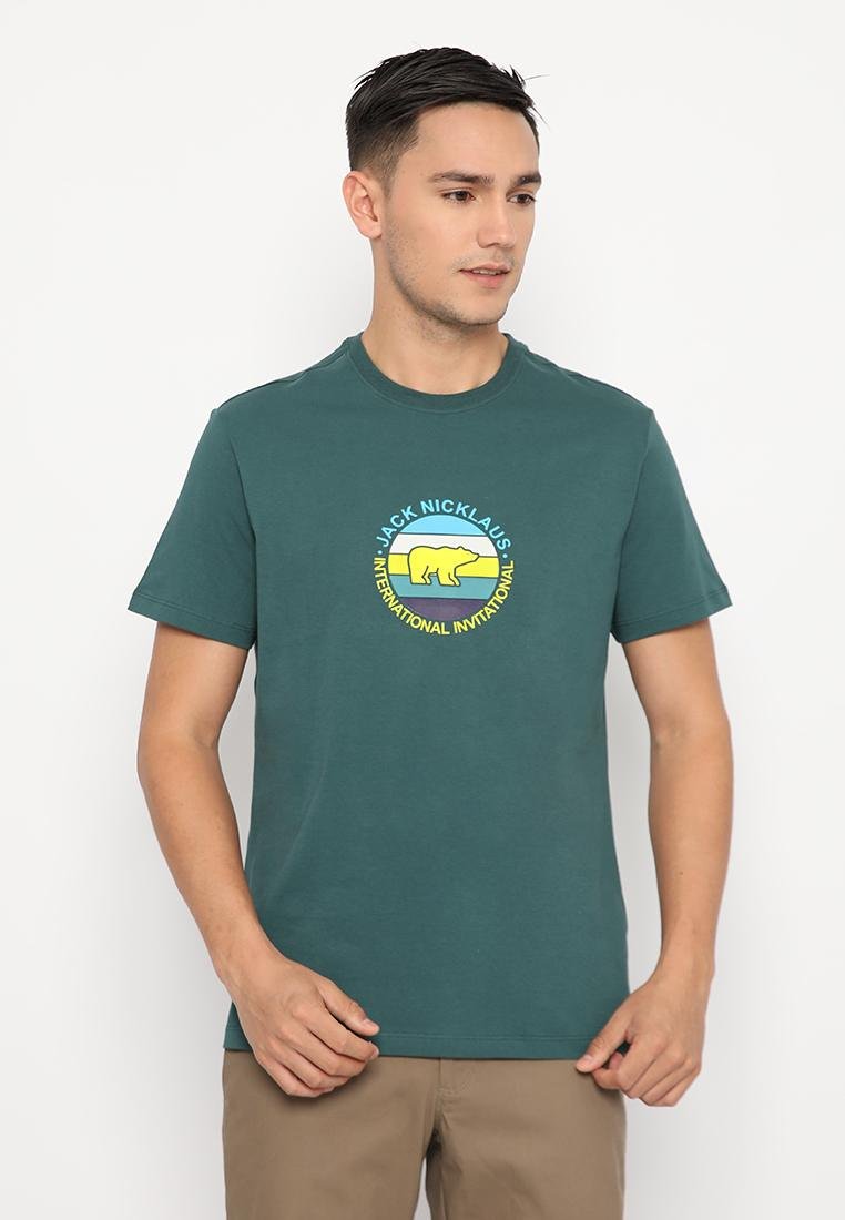 Jack Nicklaus Derrick T-Shirt Slim Fit Hijau