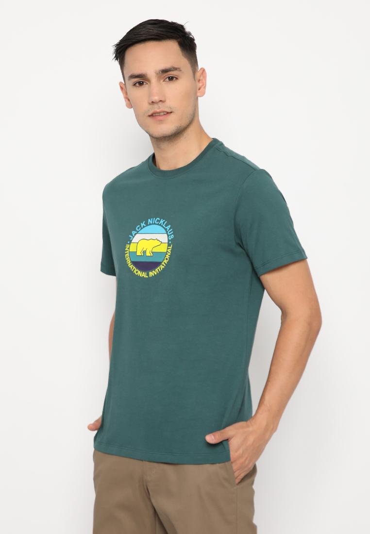 Jack Nicklaus Derrick T-Shirt Slim Fit Hijau - Image 2