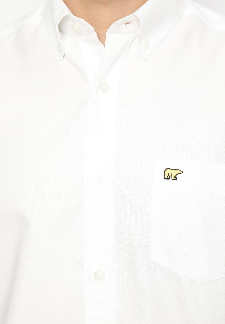 Jack Nicklaus Diamo Kemeja Pria Lengan Pendek Slim Fit Putih - Image 5