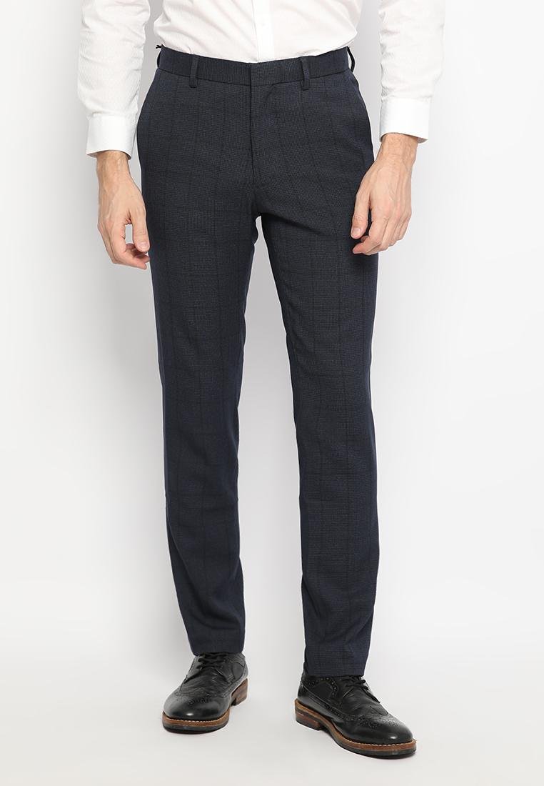 Jobb Skasgard Celana Panjang Pria Moden Slim Fit Navy