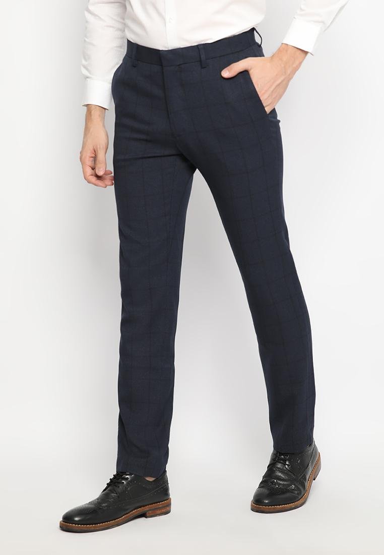 Jobb Skasgard Celana Panjang Pria Moden Slim Fit Navy - Image 2