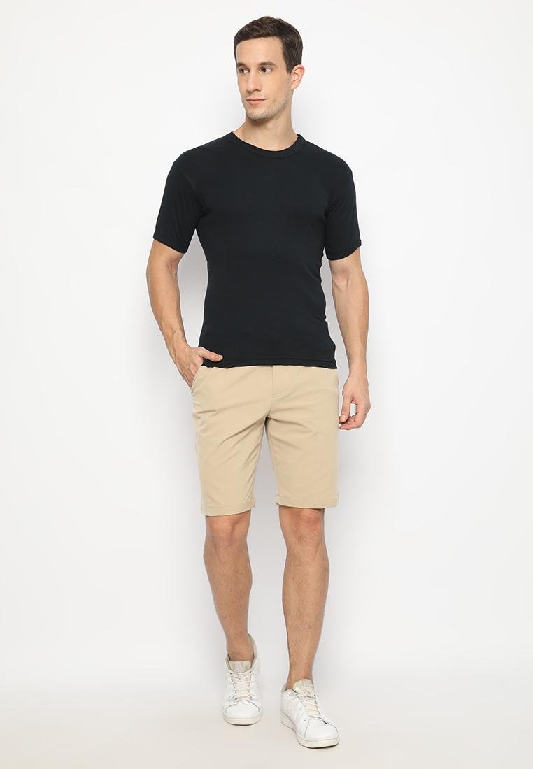 Jobb Orlonfo Kaos Dalam Pria Slim Fit Hitam - Image 4