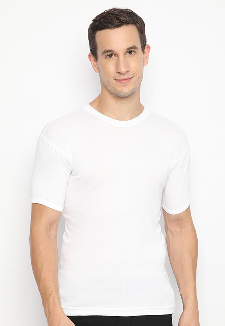 Jobb Orlonfo Kaos Dalam Pria Slim Fit White