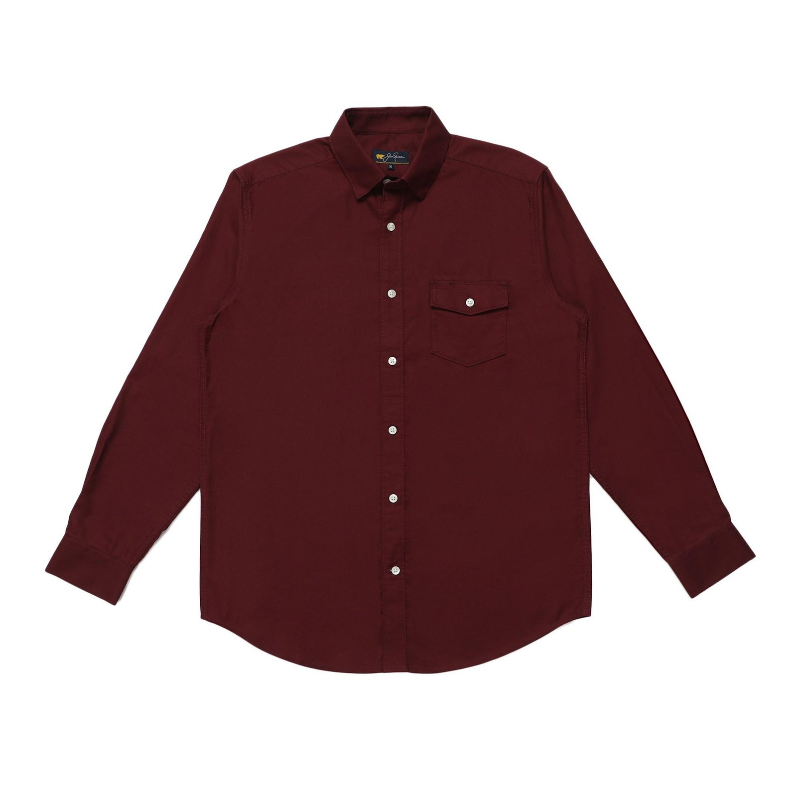 Jack Nicklaus Evaro Kemeja Pria Slim Fit Burgundy - Image 6