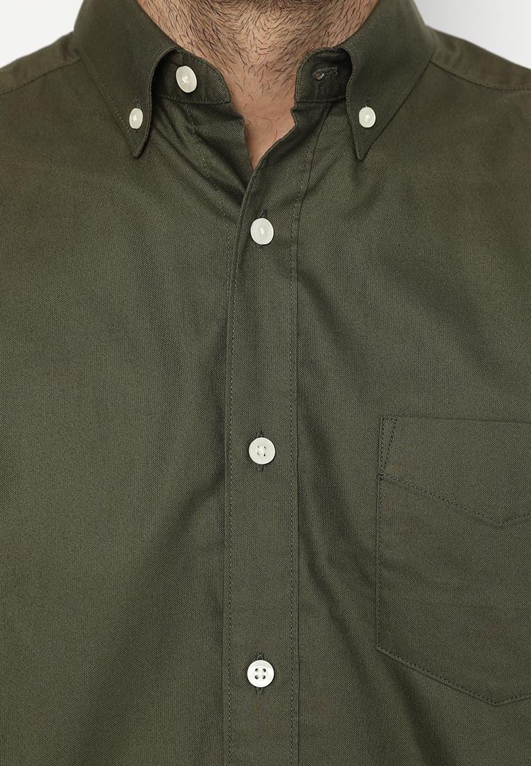 Jack Nicklaus Dorado Kemeja Pria Slim Fit Olive - Image 5