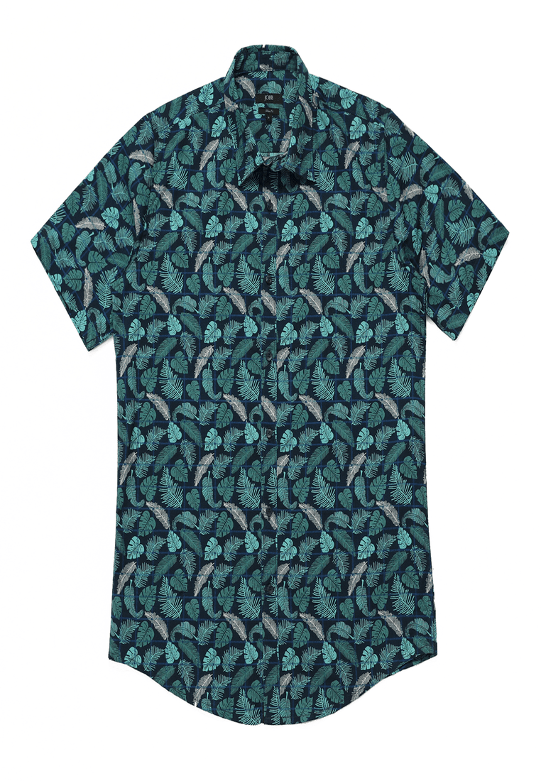 Jobb Lovin Kemeja Pria Lengan Pendek Slim Fit Navy - Image 6