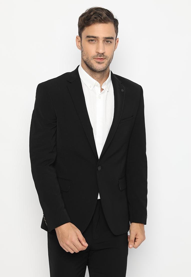 Jobb Onix-T1 Jas Pria Slim Fit HItam